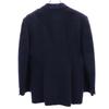 Burberrys wool Lapel switch double Jacket 11AR Navy system Old Women Used