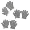 3 Pairs Cut Resistant Gloves Children Gardening Outdoor Activities Cut Proof Work Gloves