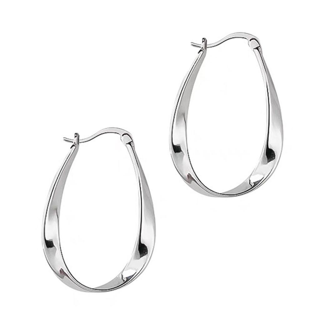 Stylish Mobius Strips Inspire Elegant Hoop Earring Ornament for Women Portable Accessory for Any Special Occasion