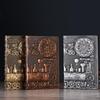 Embossed Locomotive Image Writing Notebook A5 Journal Sketchbook for Writers and Travelers
