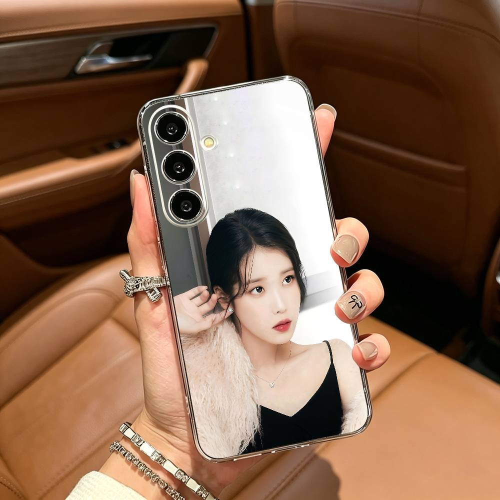 Versatile Actress-L-Lee Ji-eun Clear Phone Case for Samsung Galaxy A71, A70, A52, A51, A40, A30
