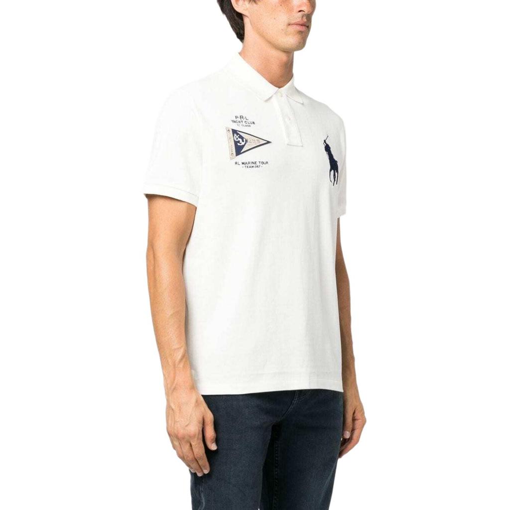 Polo Ralph Lauren FW24 Polo Shirt Men's Washed White MNPOKNI1N822929-100