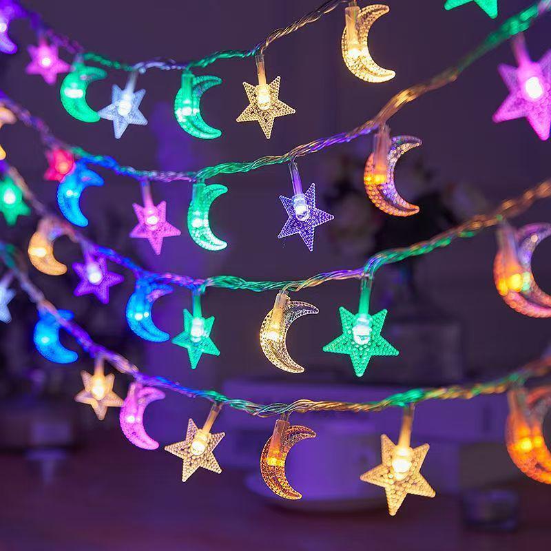 Battery Operated Christmas LED String Lights for Outdoor/Indoor Decor, Festival & Camping Atmosphere, Colorful Night Lights