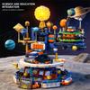Set di Blocchi da Costruzione Meccanico Planetario del Sistema Solare - Giocattolo Educativo Architettonico STEM e Regalo di Natale per Bambini