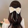 Bow Ribbon Barrette For Women Girls Simple Bow Hairpins Wedding Hair Accessories Elegant Temperament Hair Clips Gifts