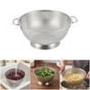 Durable Nonrust Steel Kitchen Strainer Elevated Base Design for Dry Food Handling Fine Meshes Filter Rusts Proof