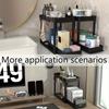 Under Sink Organizer – 2 Tier Sliding Cabinet Basket Drawer, Kitchen Cabinet Storage, Multi-Purpose Bath Baskets