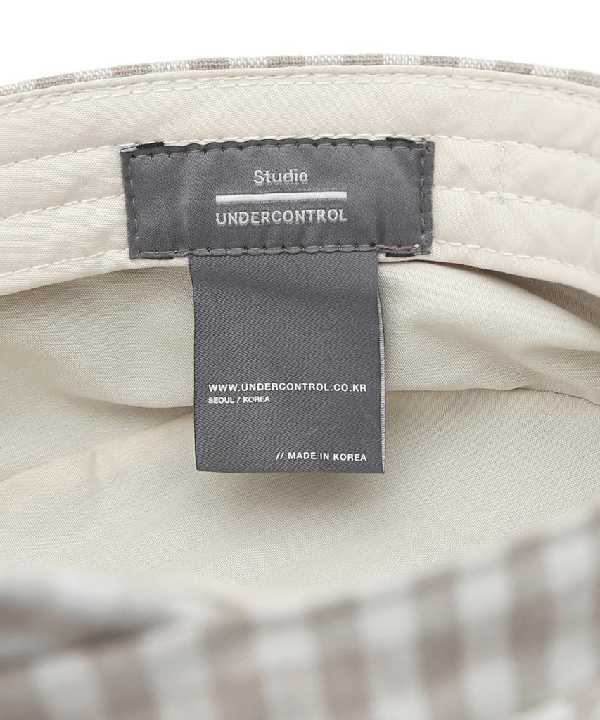 Eondeokeonteulolseutyudio Four Seasons Cotton Bellboy Cap Mariner / Gingham Ck / Beige