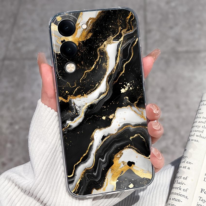 Fashion Casing For Vivo Y04 Y02 Y02a Y02s Y400 Pro X200 Ultra X200s Phone Case Lovely Cat Panda Shell Transparent TPU Soft Silicone Shockproof Housing