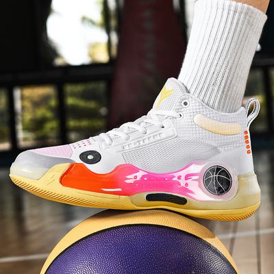Shoes Men's Spring New Youth Combat Basketball Shoes Parent-Child Sports Men's Shoes Basketball