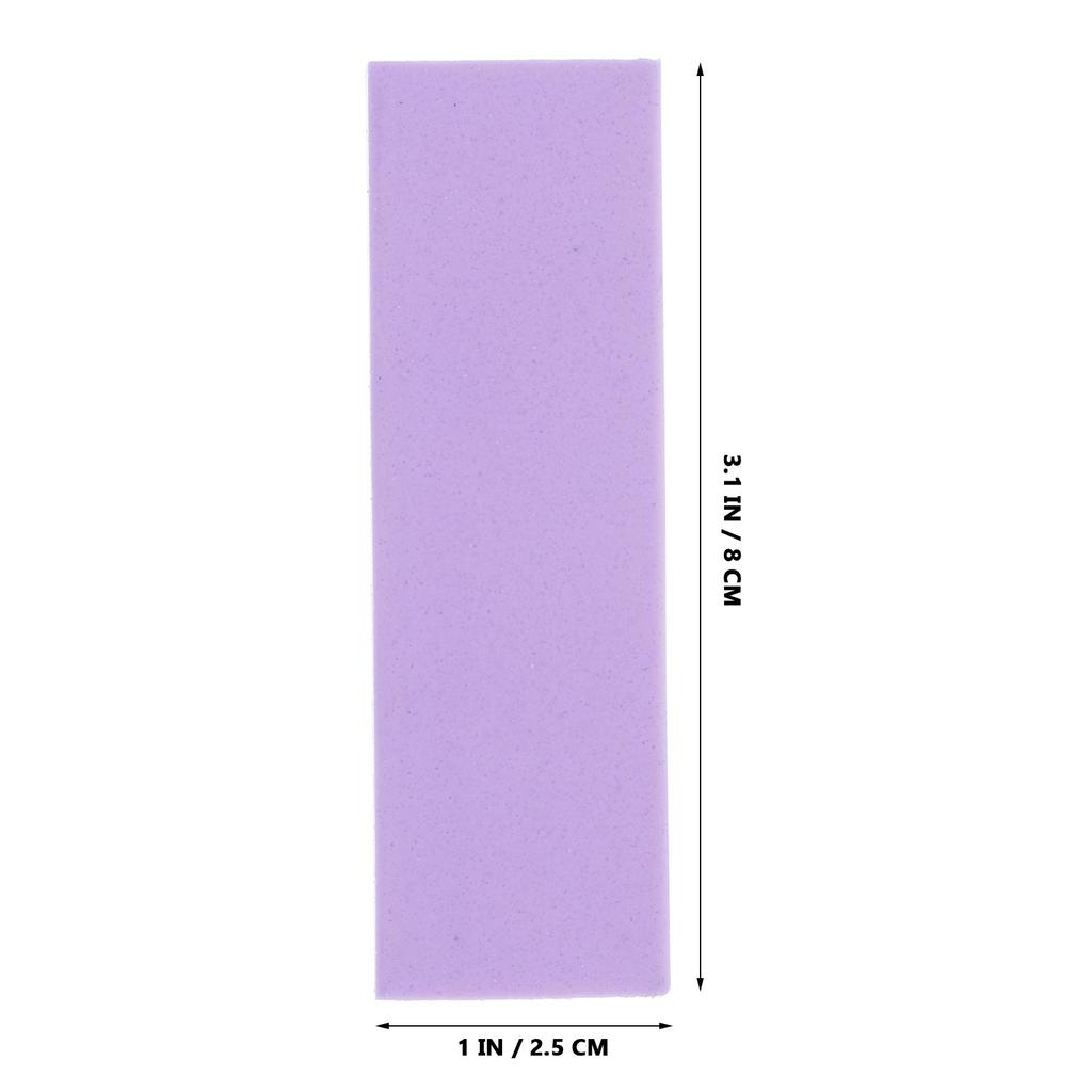 Gummy Rubber Abrasive Scouring Stone Block Purple for Stubborn Limescale Hard Water Rings Stains On Kitchen Bathroom Stainless