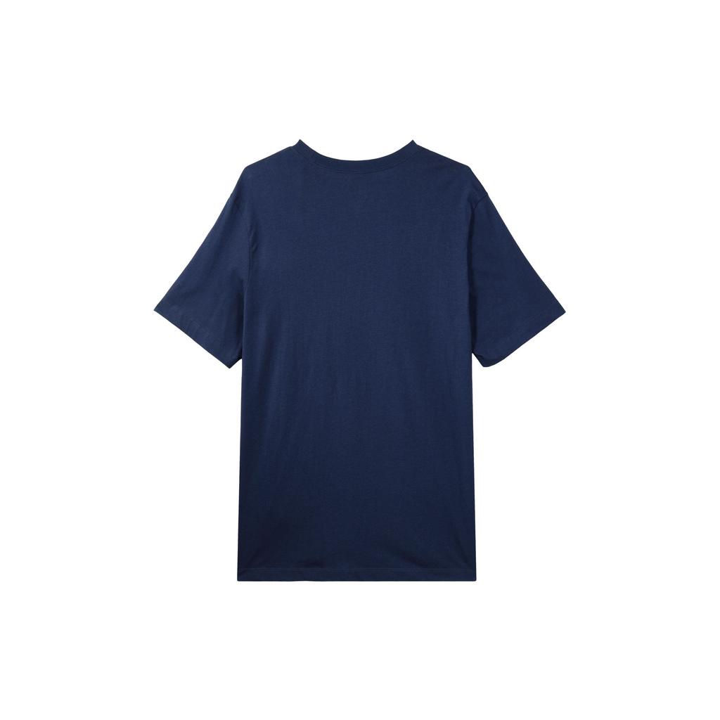 Nike Logo Crew Neck Pullover Short Sleeve T-Shirt Men Tops Navy-Blue AR5007-410