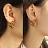 European and American 2026 Spring Popular Simplicity Earrings Korean Style Special Interest Chic High-Grade 18K