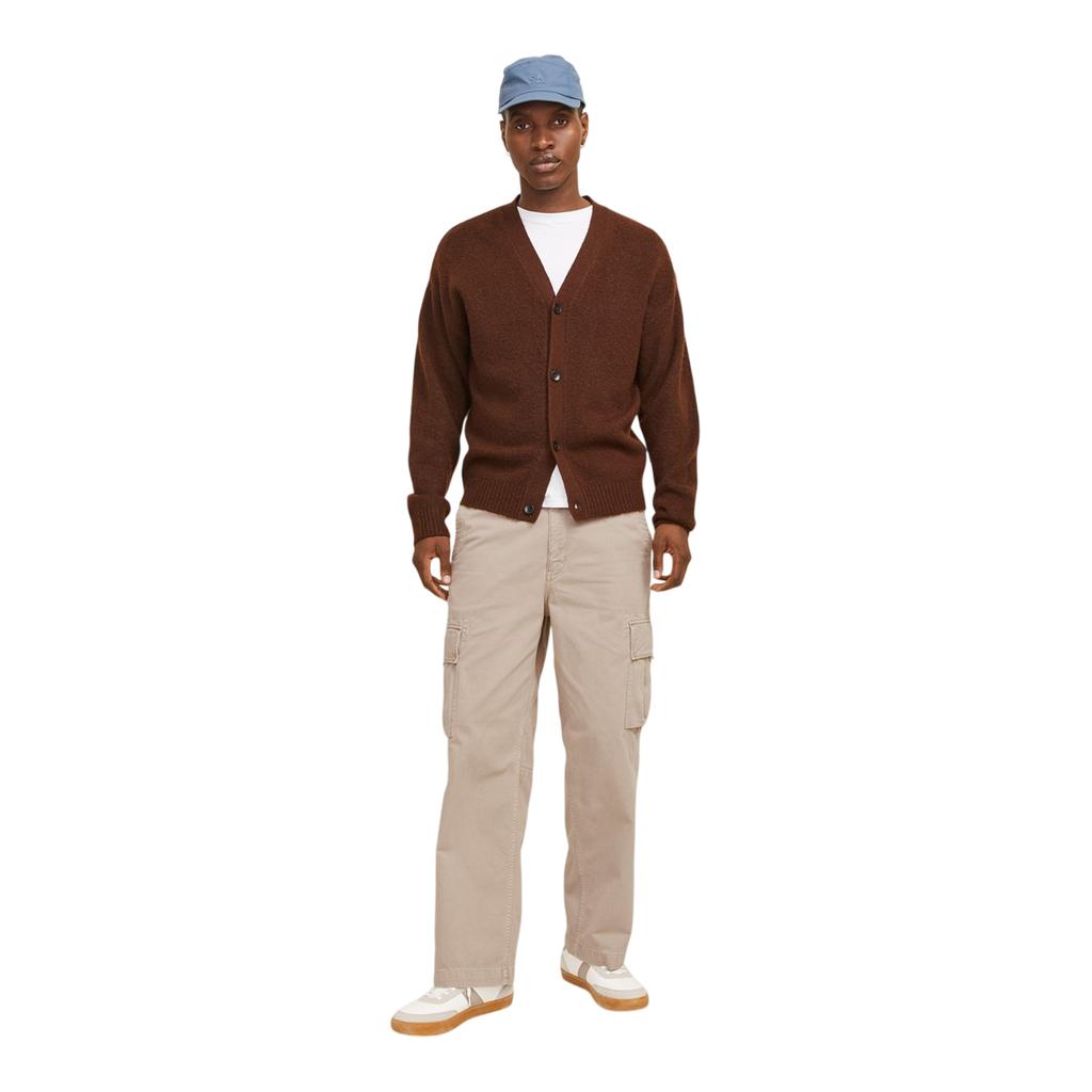 Jack And Jones Mens Atlas Wide Leg Cargo Trousers