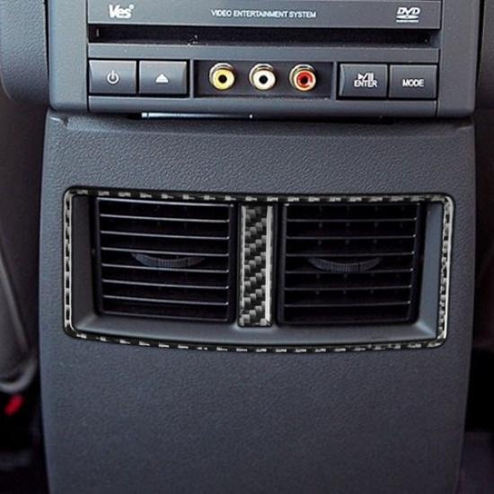 For Chrysler 300 300C 2005-2007 Carbon Fiber Interior Rear Air Vent Cover Trim