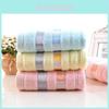 Premium Cotton Thick Absorbent Face Towel Soft Washcloth For Home Use In Blue Yellow And Pink