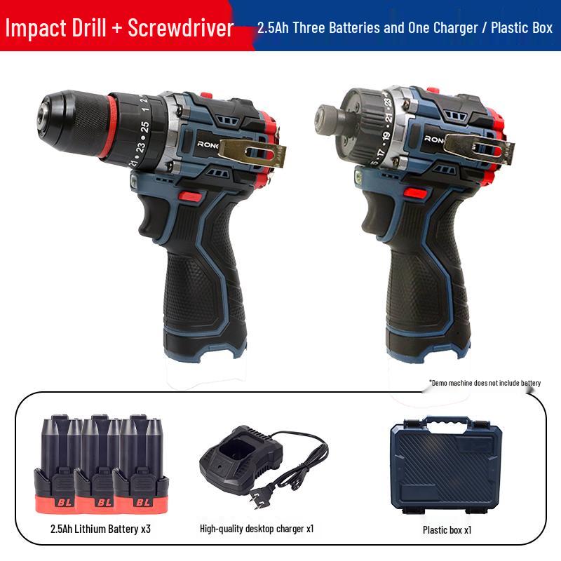 Compact Rechargeable Brushless Torque Screwdriver & Drill