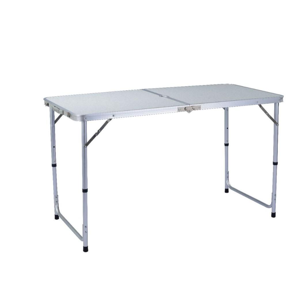 Многофункциональный Портативный Алюминиевый Складной Стол для Кемпинга и Барбекю White