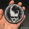 Totenkopf Punk Patches Für Kleidung Stickerei Streifen Diy Abzeichen Nähen Dekoration Kleidung Aufkleber Aufbügeln Aufnäher