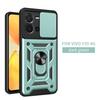 For Vivo Y35 4G Case Vivo Y35 4G Cover Vivo Y35 4G Magnetic Ring Holder Armor Phone Case Slide Camera Protect Back Cover