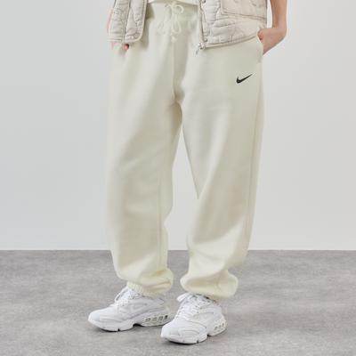 Nike Sportswear Phoenix Fleece Active Pants 80% Cotton 20% Polyester White Casse