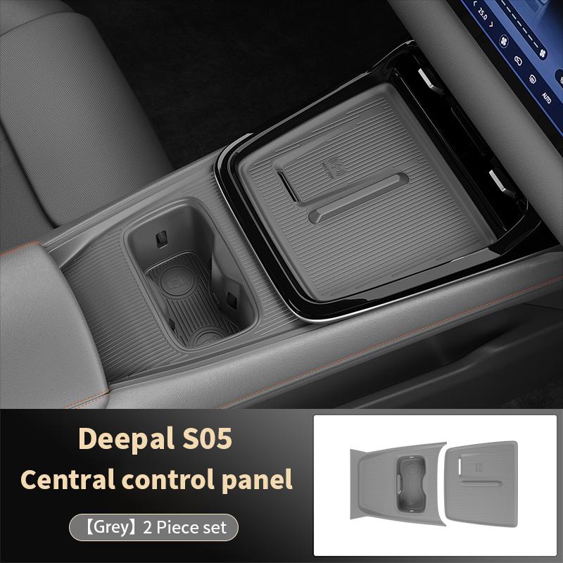 Για CHANGAN DEEPAL S05 2024 2025 Πίνακας Κεντρικού Ελέγχου Προστασία Κέντρο Αποθήκευσης Υποβραχιόνιο Κρυφή Θήκη Οργανωτής Βάσης Ποτηριού Εσωτερικό