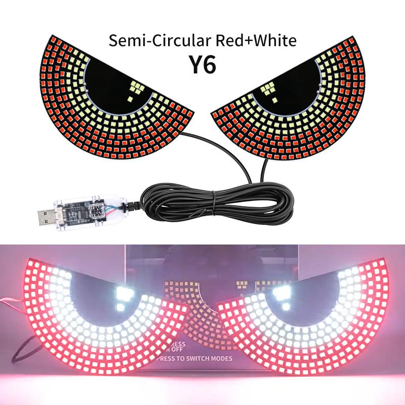 Flexible Led Windshield Display for Cars with Animated Blinking Demon Eyesgeneral Motors Front and Rear Windshield Dynamic Light