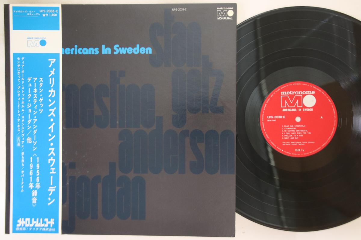 

LP Record VARIOUS - Americans In Sweden UPS2038E METRONOME Japan Obi Jazz Used