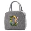 Portable Food Insulation for Traveling  Jungle Tiger Letter Printing Box Picnic Waterproof Oxford Zipper Insulation Lunch Bag