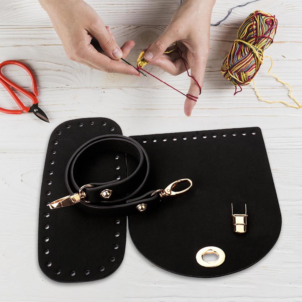 Handbag Maker Backpack Knitting Bottom PU Leather DIY Bag Making Crochet