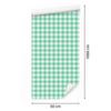 Wallpaper Fabric Pattern Mint, White and Sea for Living Room and Bedroom 50x1000