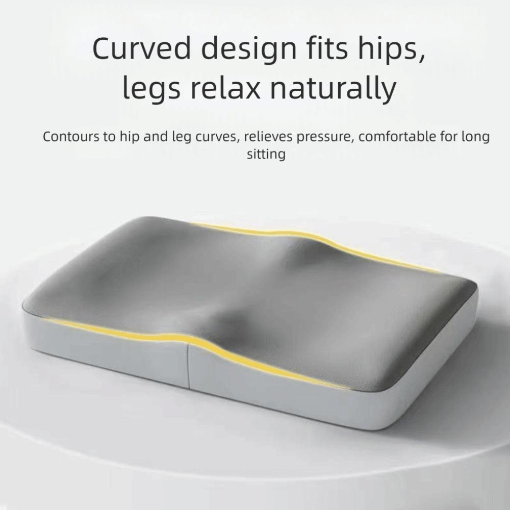 Comfort Memory Foam Office Cushion Solid Color Tailbone Support Chair Cushion Anti Hemorrhoid Cushion Office Use