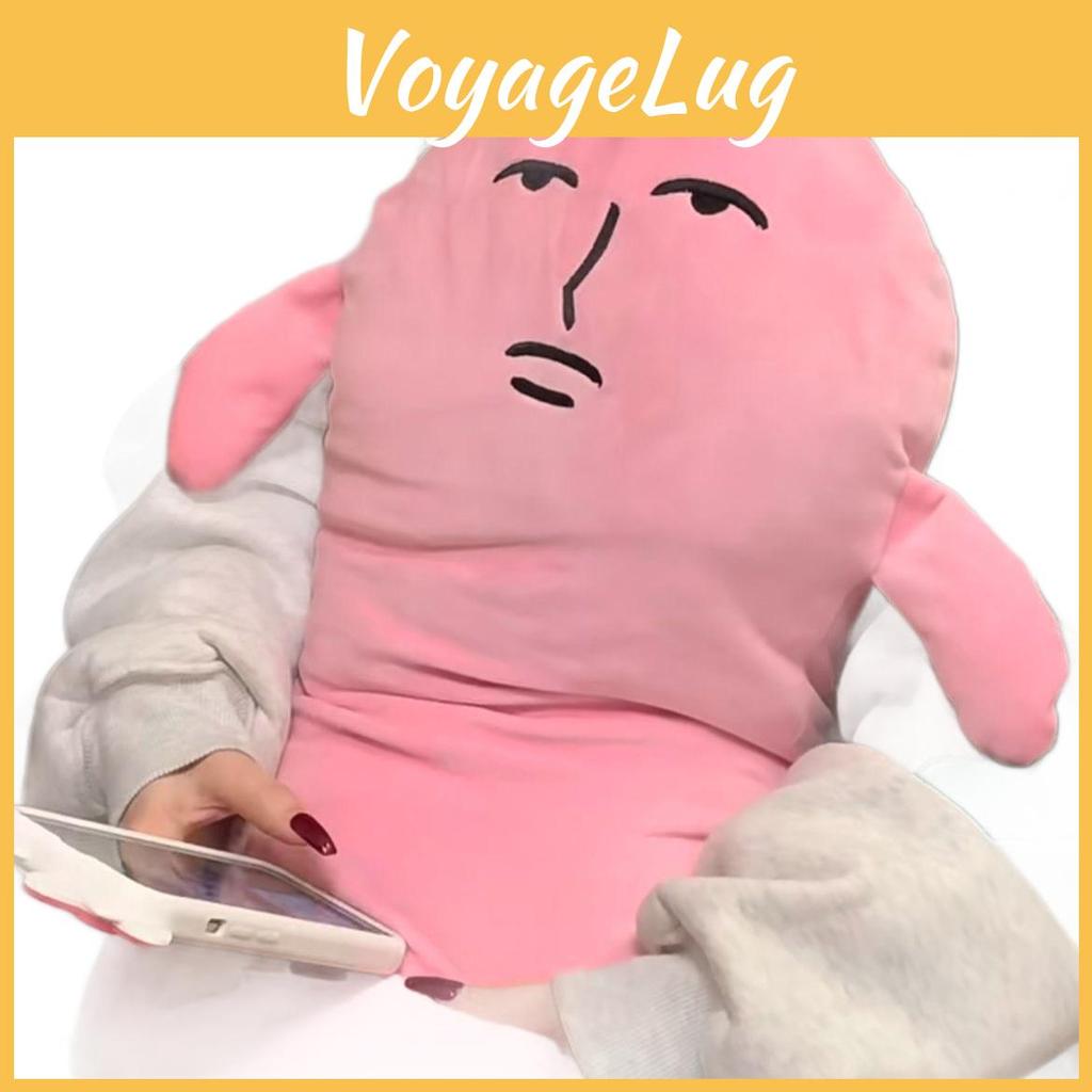 Pink Rabbit Support Pillow For Adults With Plush Soft Material For Sleep And Relaxation