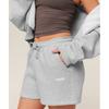 Gymshark Cosy Luxe Shorts Bros Soft Grey Marl B6b3o Gc3c