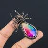 Rainbow Solar Quartz 999 Copper Wire Wrapped Pendant, Handmade Gemstone Pendant Jewelry, Gifts For Wife Brand New Pendant