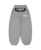 Lujeoseukeulleob Star Stud Wide Fleece Sweatpants Gray
