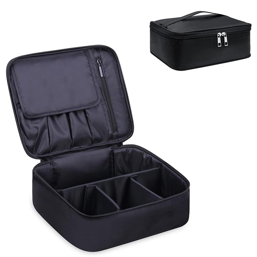 Custom logo Travel Makeup Bag Large Makeup Case Organizer Toiletry Brush Cosmetic Bag for Women Girls