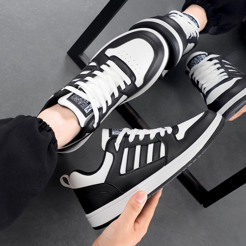 Neue Herren-Skateboardschuhe im klassischen Stil mit niedriger Spitze und dicker Sohle, bequeme Basketball-Sneakers mit weicher Sohle