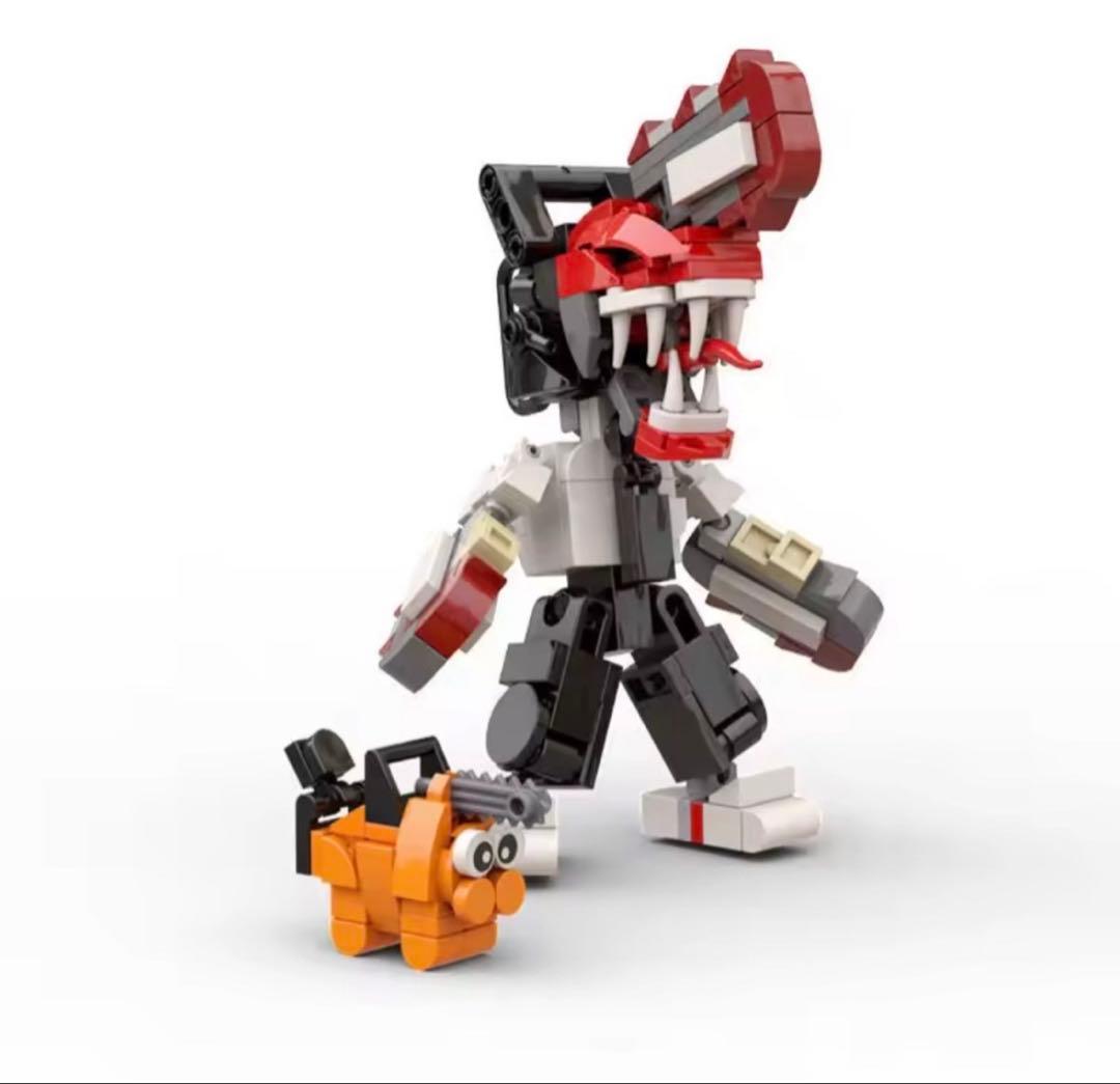 Set 2 Chainsaw Man figures - overseas exclusive (LEGO compatible Reze version)