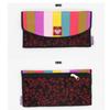 Colorful Silk Korean Quilted Long Wallet