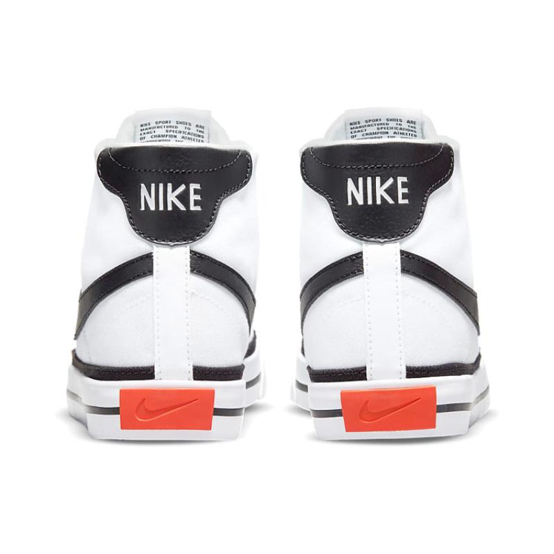 Nike Court Legacy Canvas Mid 'White Black' Sneakers DD0162-100