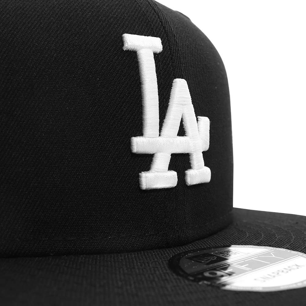 [New Era] NEWERA 9FIFTY MLB BASIC SNAP 950 LOSDOD OTC Los Angeles Dodgers Cap, Adjustable (BLACKWHITE(11591046)) [Used]
