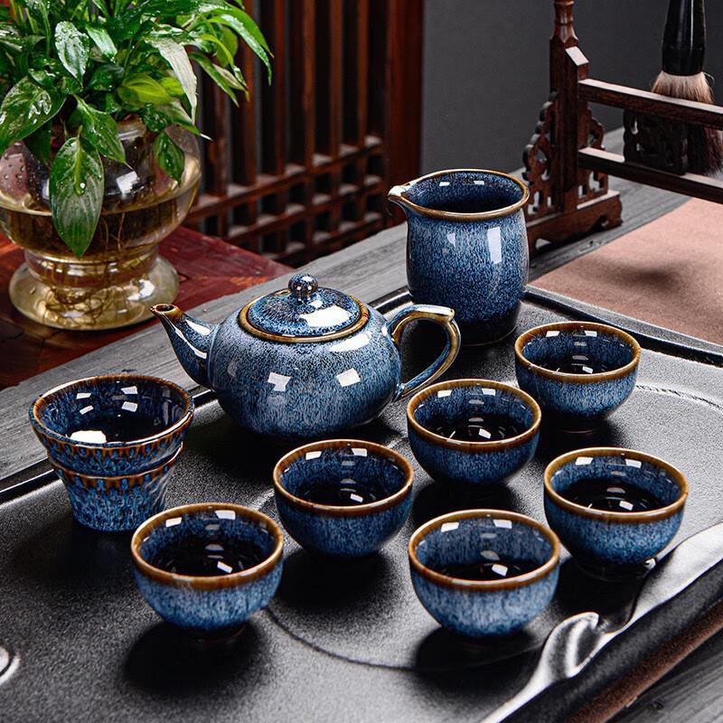 Meijin Kiln-Fired Ceramic Kung Fu Tea Set