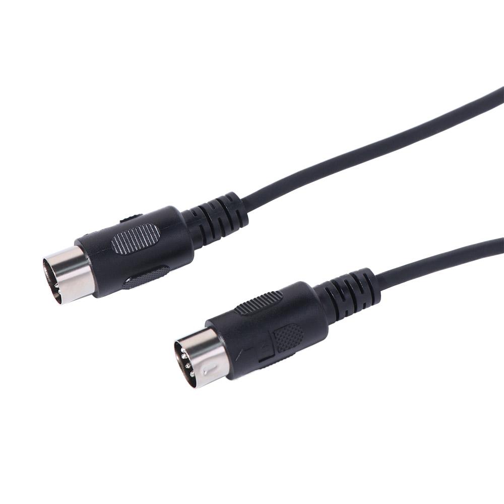 Double Headed M/M Cable Adapter Audio Extension Cable MIDI DIN Cord DIN 5PIN Cable Connecting Line