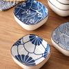 2/6Pcs Japanese Style Soy Sauce Dish Ceramic Small Serving Bowls Handmade Dipping Bowls  BBQ Party