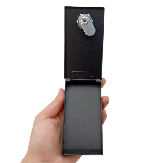 Gamblers Cash Box Winners Bank Portable Metal Safe with Key Lock Pocket Sized Casino Money Box for Security Go Home Money