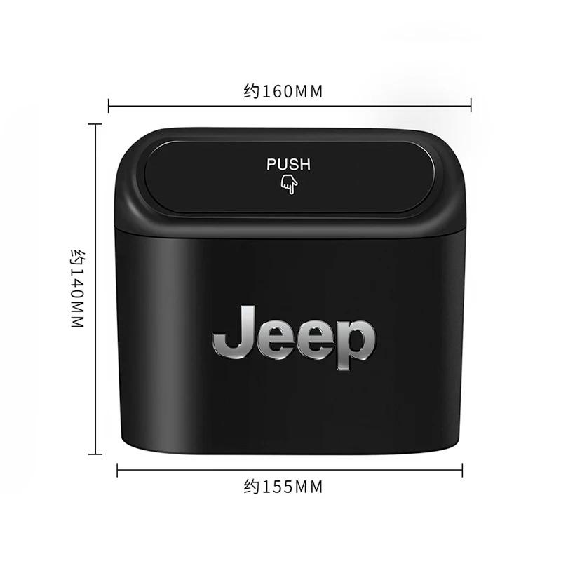 Pro Jeep Autodveřní odpadkový koš Nádoba na odpad Úložný box Autopříslušenství Pro Jeep Grand Cherokee Wrangler JK Gladiator Compass Re