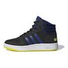 Adidas Neo Hoops 2.0 Durable Shock Absorption Mid-Top Basketball Shoes Kids Sneakers Blue Black GZ7797