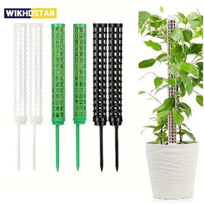 Plant Climbing Frame Plant Trellis Supporting Stick Plastic Moss Pole Indoor Plant Pot Stand Green Dill Vine Garden Accessories