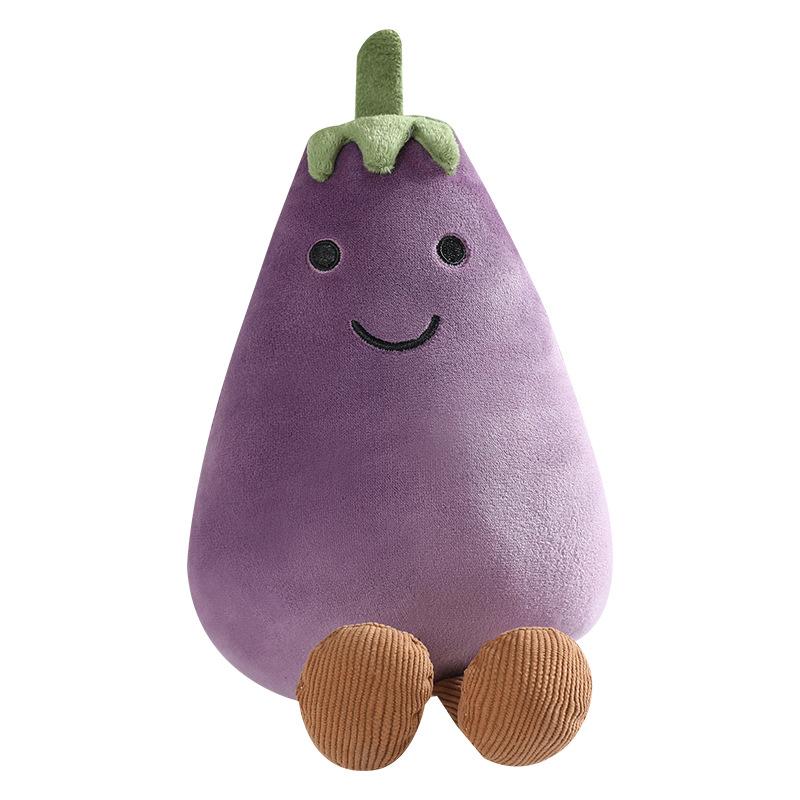 

Cartoon Cute Expression Eggplant Pendant Plush Toy Doll Eggplant Doll Children S Bag Keychain Small Pendant 15cm（0.04kg）